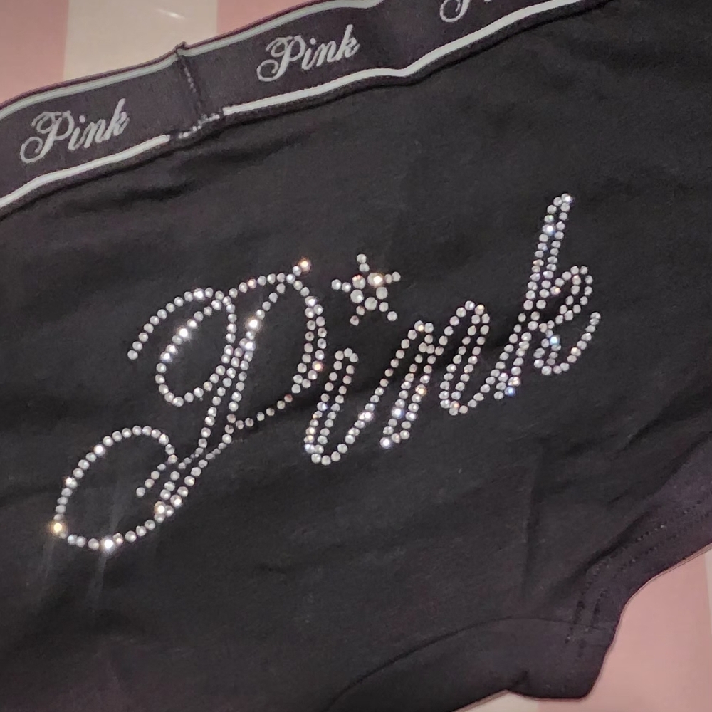 PINK Cotton Logo Shortie Size XXL NWT - Picture 6 of 9
